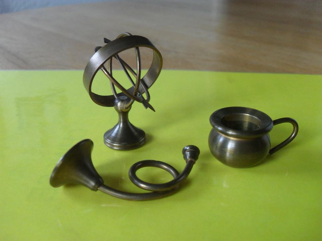 Koper miniaturen voor letterbak nachtspiegel/ po, Antiek en Kunst, Ophalen of Verzenden, Koper