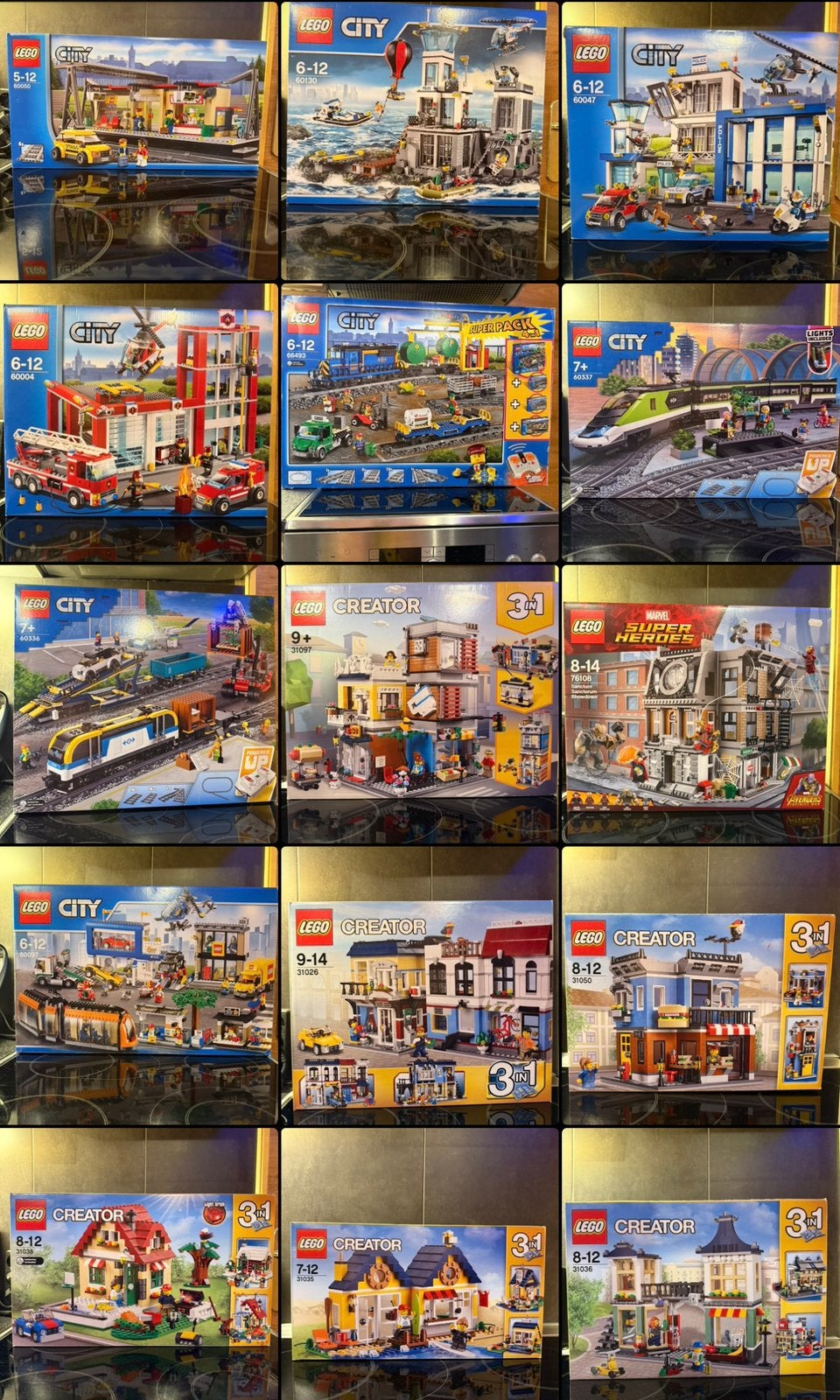 57 complete LEGO City- en Creator-sets., Kinderen en Baby's, Speelgoed | Duplo en Lego, Ophalen, Zo goed als nieuw