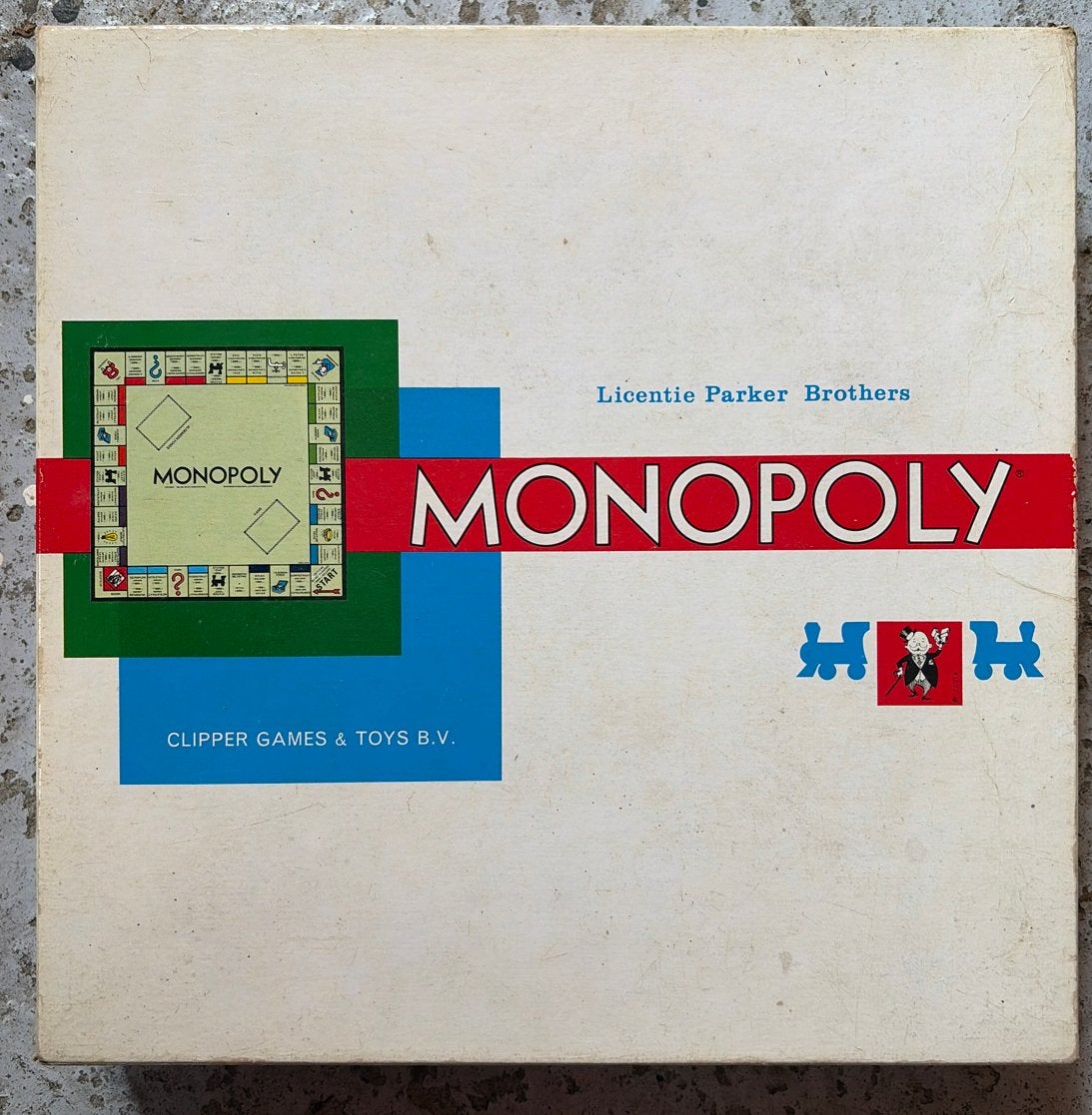 Monopoly spel uit de jaren '90 met extra bord, Hobby en Vrije tijd, Gezelschapsspellen | Bordspellen, Drie of vier spelers, Ophalen of Verzenden