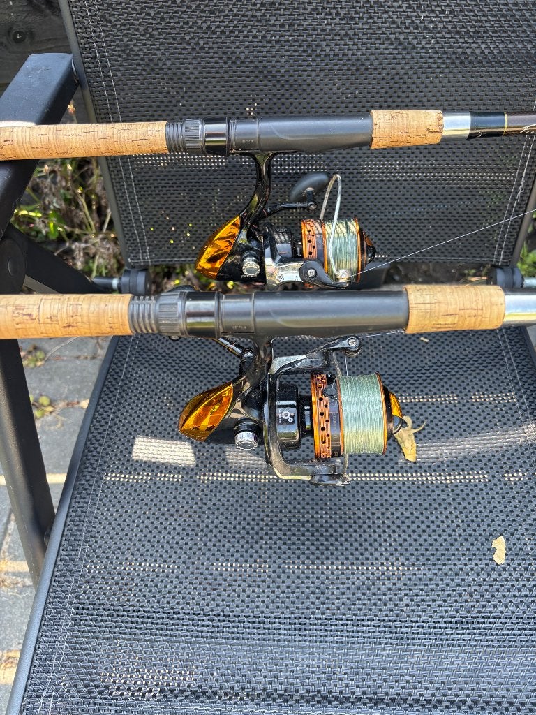 Feeder hengel handgebouwd, Watersport en Boten, Ophalen, Zo goed als nieuw, Werphengel