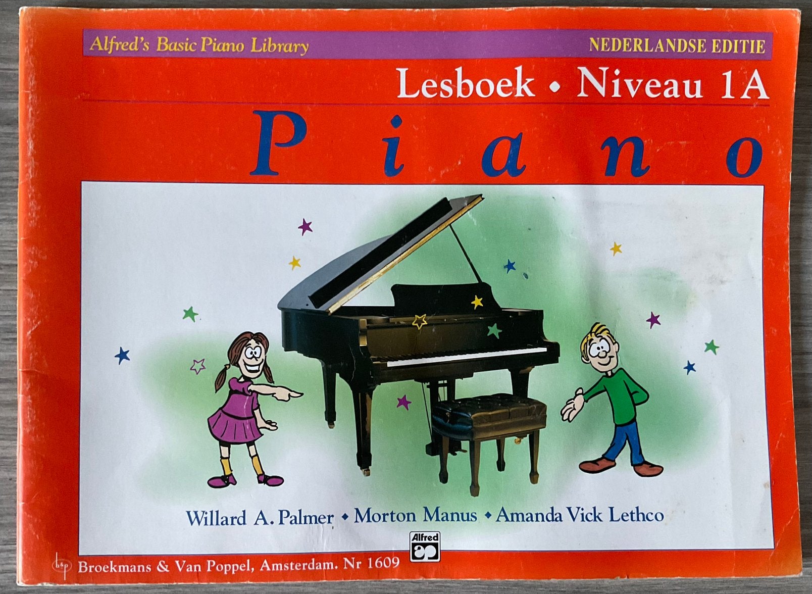 Alfred's Basic Piano Library, Lesboek Niveau 1A, Ophalen of Verzenden, Gebruikt