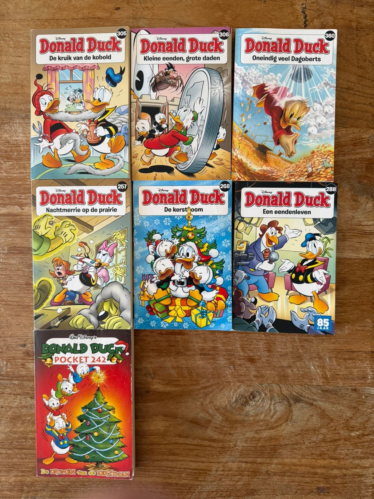 Donald Duck pockets - 7 stuks, Meerdere stripboeken, Ophalen of Verzenden, Gelezen