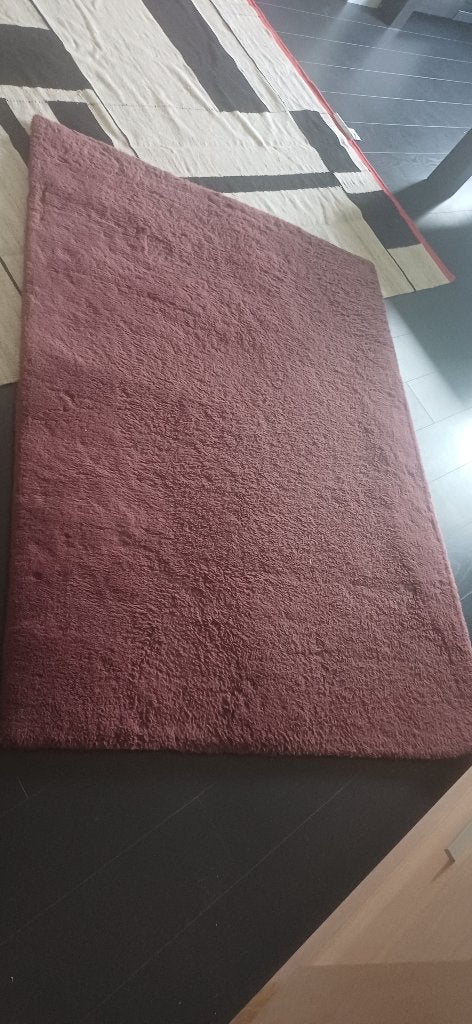 kleed zeer zacht met onderkleed van IKEA anti-schuif, Gebruikt, 100 tot 150 cm, Paars, 200 cm of meer