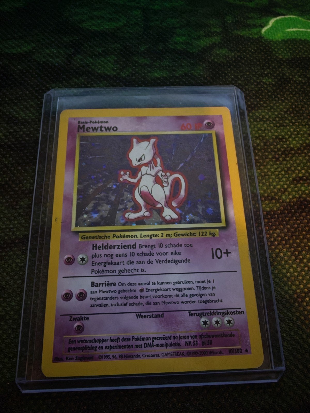 Mewtwo 10/102, Ophalen of Verzenden, Zo goed als nieuw, Losse kaart