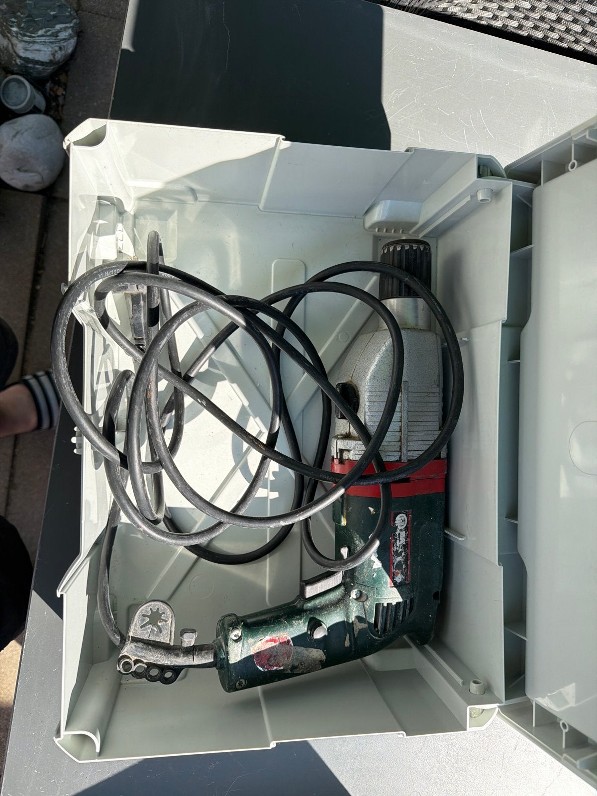 Metabo B 602 Boormachine sds hammerboor, Ophalen of Verzenden, Gebruikt, 400 tot 600 watt, Boormachine