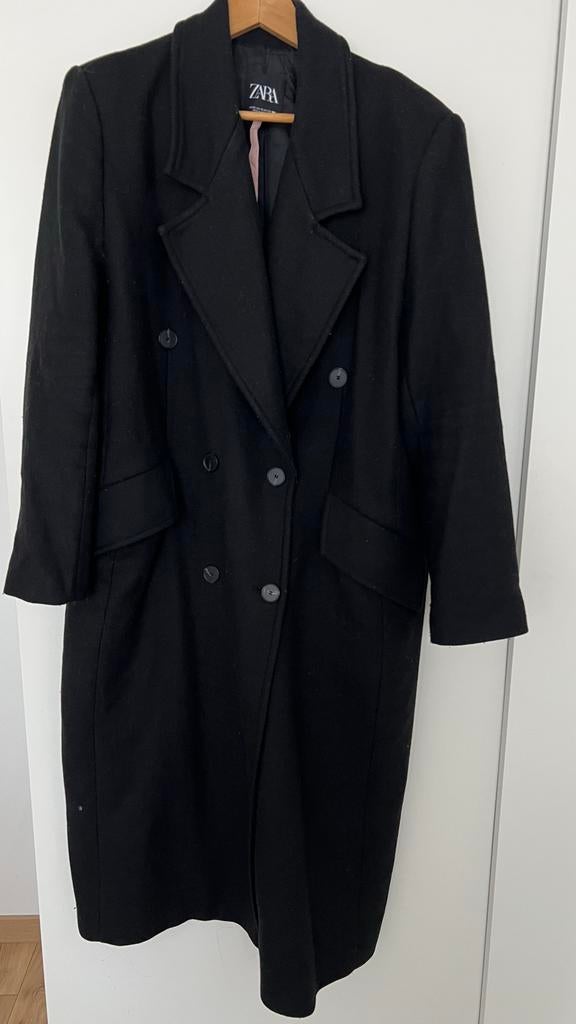 Zara jas, Ophalen of Verzenden, Gedragen, Maat 46/48 (XL) of groter, Zwart