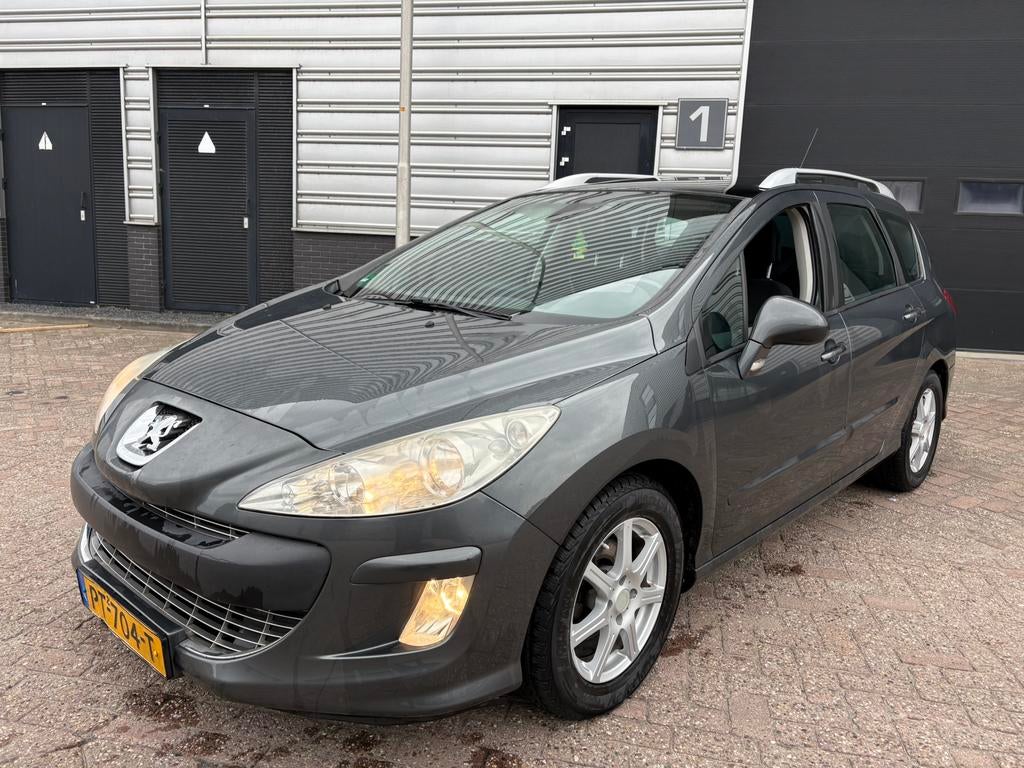 Peugeot 308 1.6 VTI 16V SW 7P 2009 Grijs, Voorwielaandrijving, Stof, Zwart, 4 cilinders