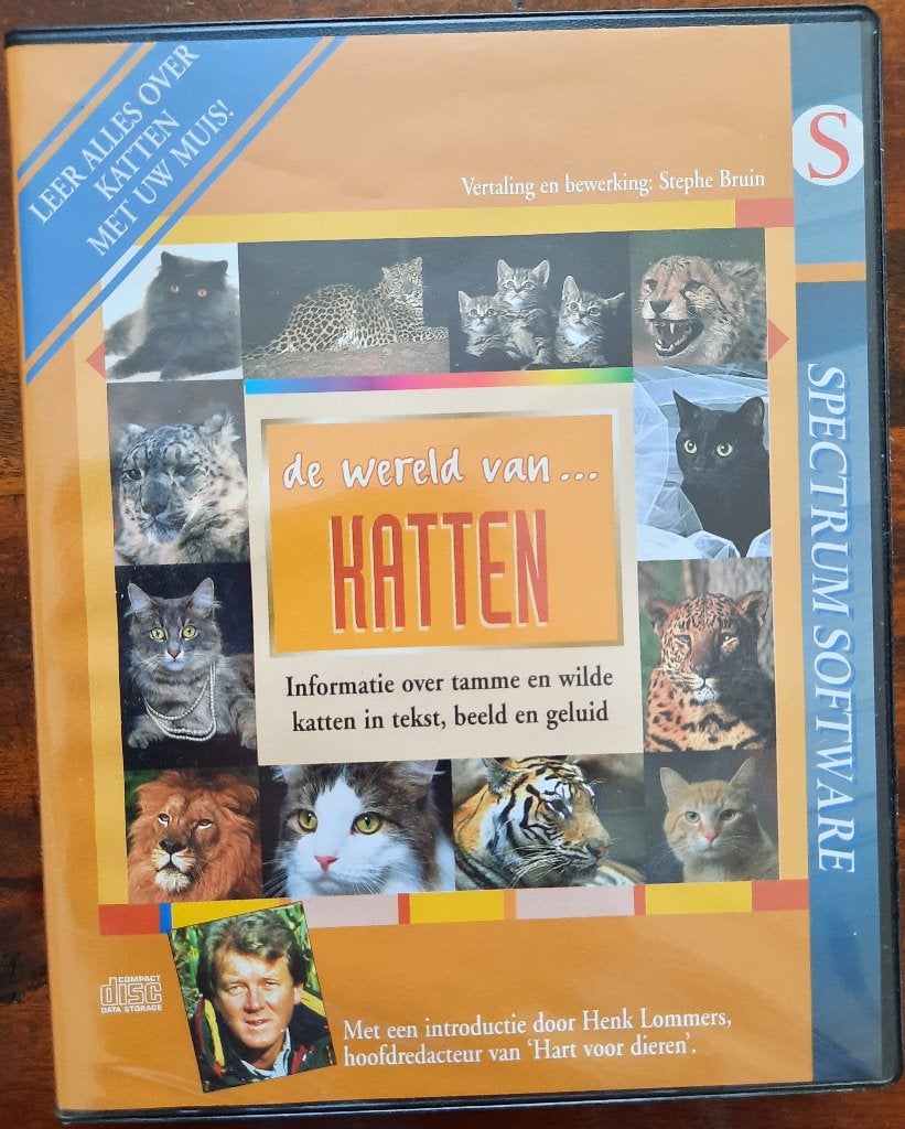 CD-Rom De wereld van... katten, Ophalen of Verzenden, Zo goed als nieuw