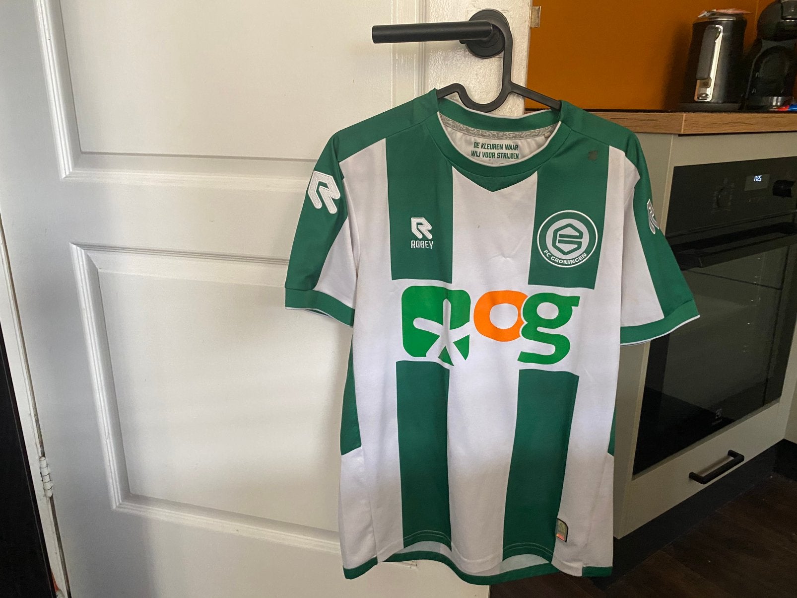 Fc groningen shirt, Verzamelen, Ophalen of Verzenden, Gebruikt, Overige binnenlandse clubs, Shirt
