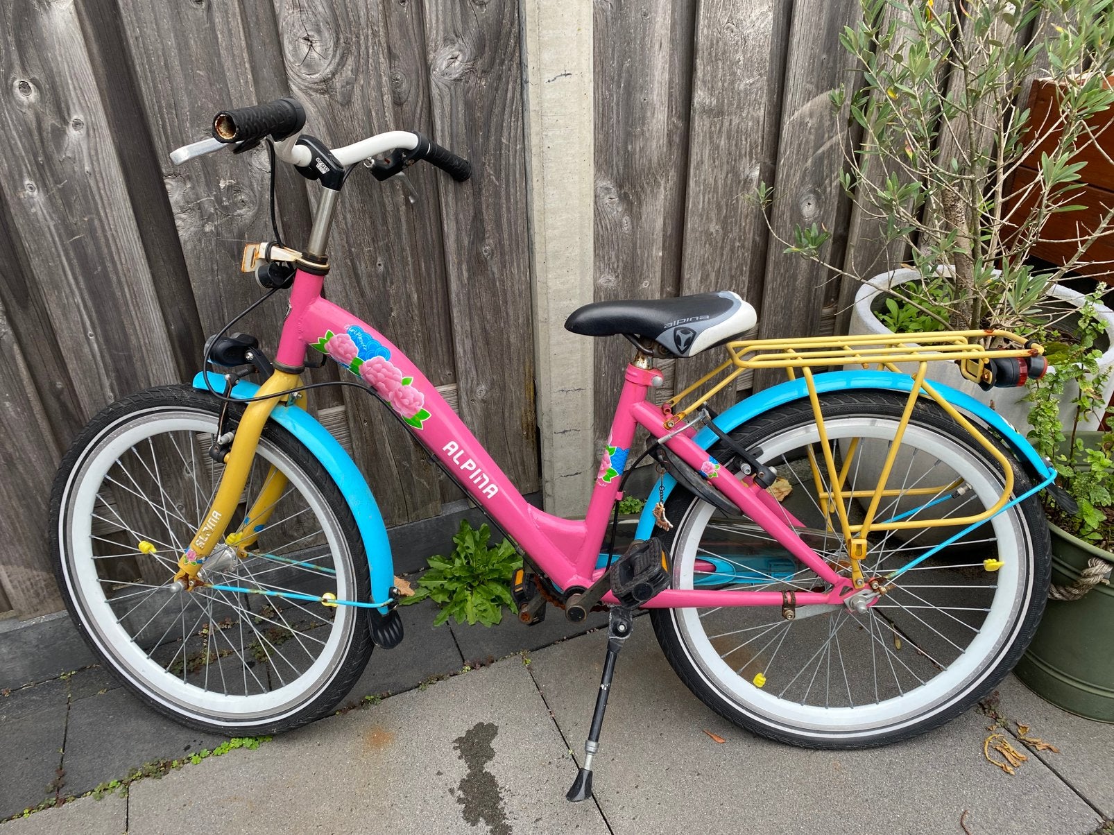 Stevige meisjesfiets, Ophalen, Zo goed als nieuw, 22 inch