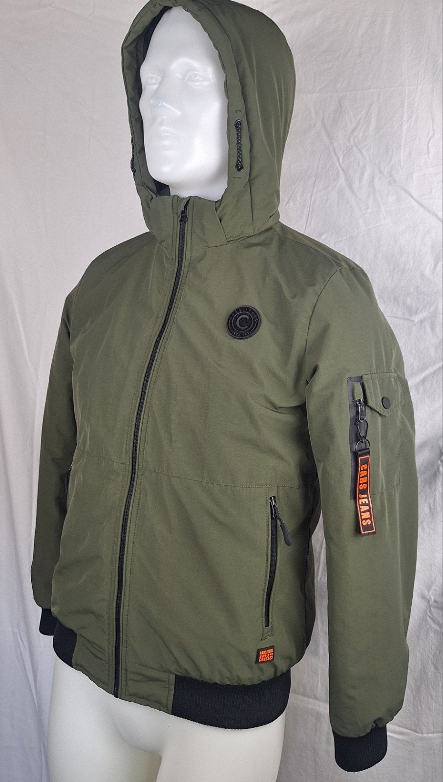 Perfecte staat - Heren Cars Winterjas - Maat S, Cars Jeans, Ophalen of Verzenden, Zo goed als nieuw, Groen