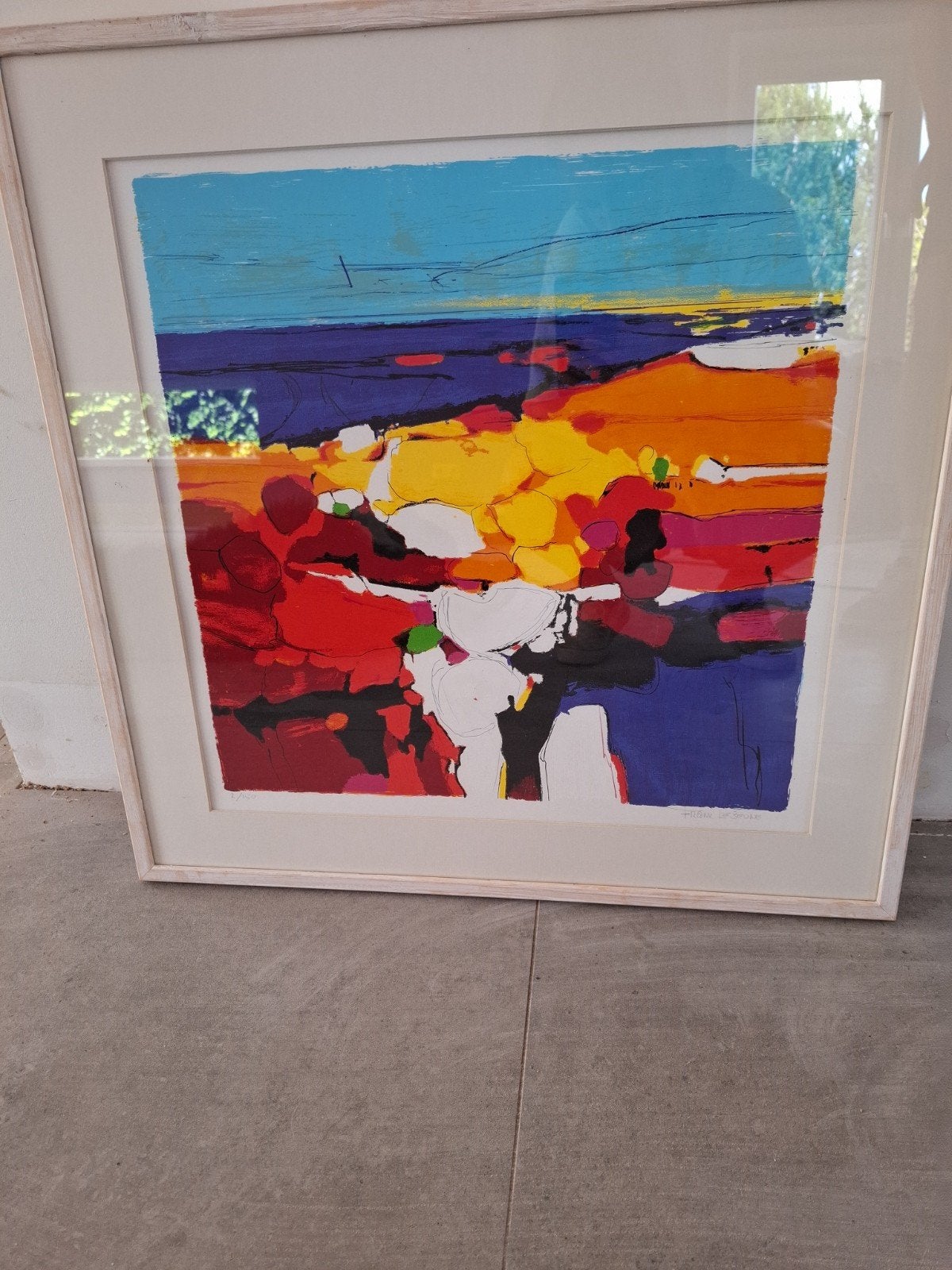 Frank Lejeune - Abstracte Zeefdruk (2/150), Ophalen