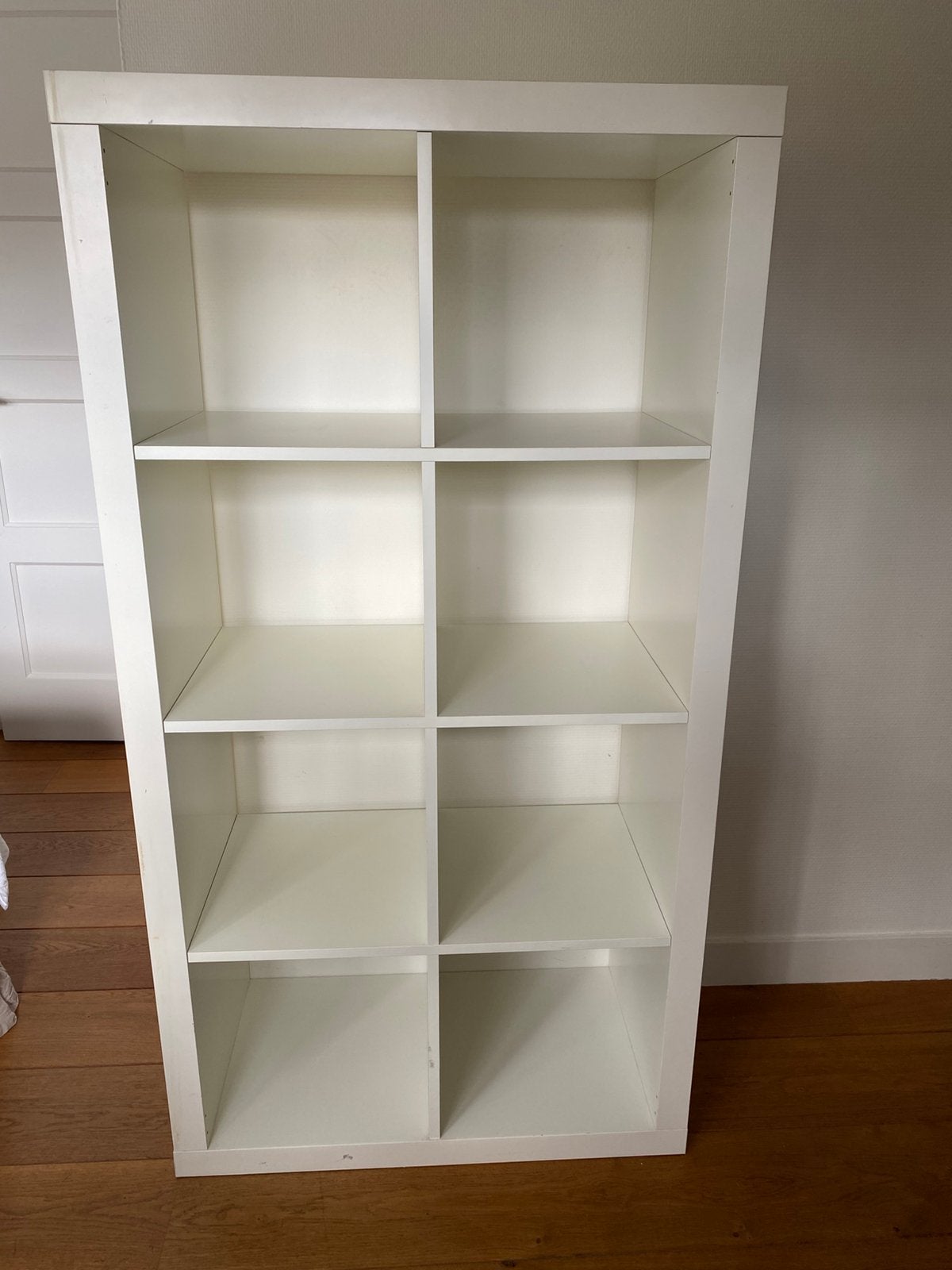 Kallax kast wit 8 vakken, Ophalen, Met plank(en), 100 tot 150 cm, 50 tot 100 cm