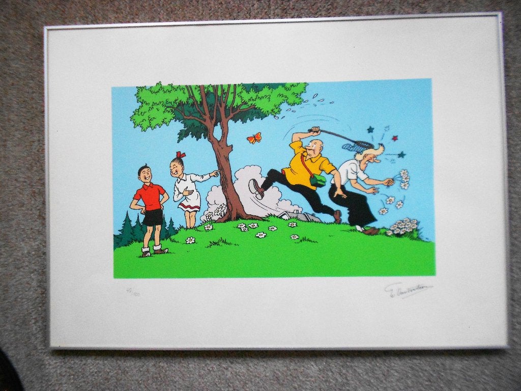 Suske en Wiske - Vlindervanger - zeefdruk nr 49 van 100, Eén stripboek, Ophalen of Verzenden, Nieuw, Willy Vandersteen / Paul Geerts
