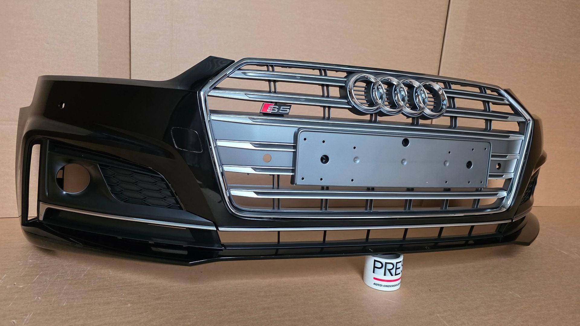 Voorbumper Audi A5 B9 8W S5 4xPDC bj.2016-2019 Origineel 8W6, Gebruikt, -, Voor, Ophalen of Verzenden