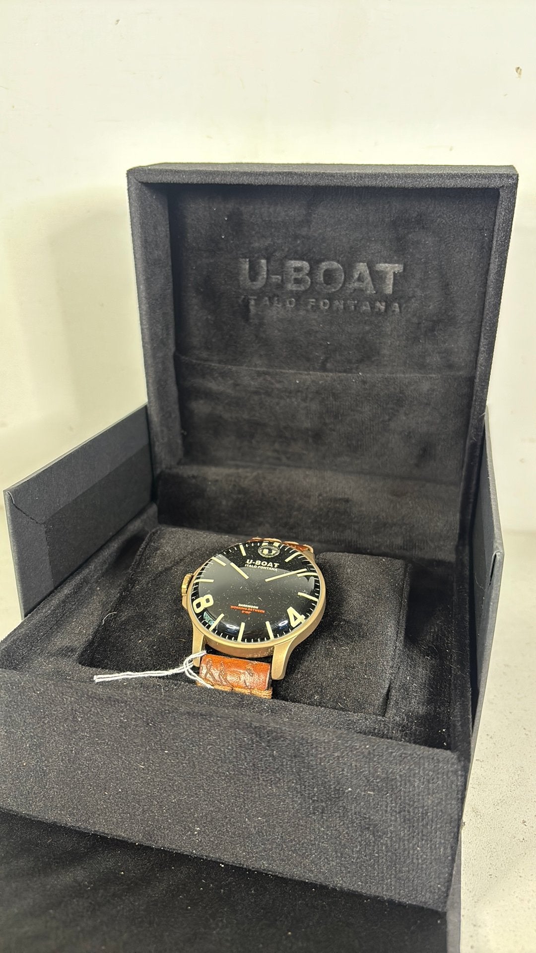 U-Boat horloge in doos, Verzenden, Zo goed als nieuw