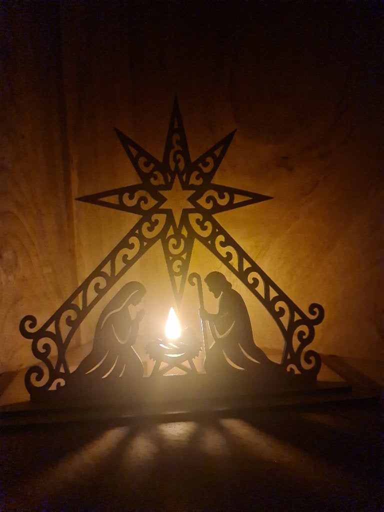 Houten kerst decoratie, Diversen, Ophalen of Verzenden, Nieuw