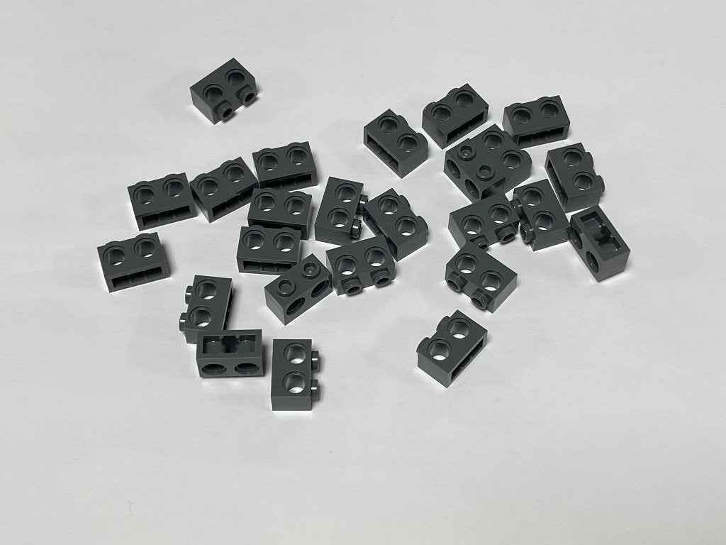 Partij 25x 1x2 Lego Technic balken met gaten diverse kleuren, Overige thema's, Lego, Nieuw, Ophalen of Verzenden