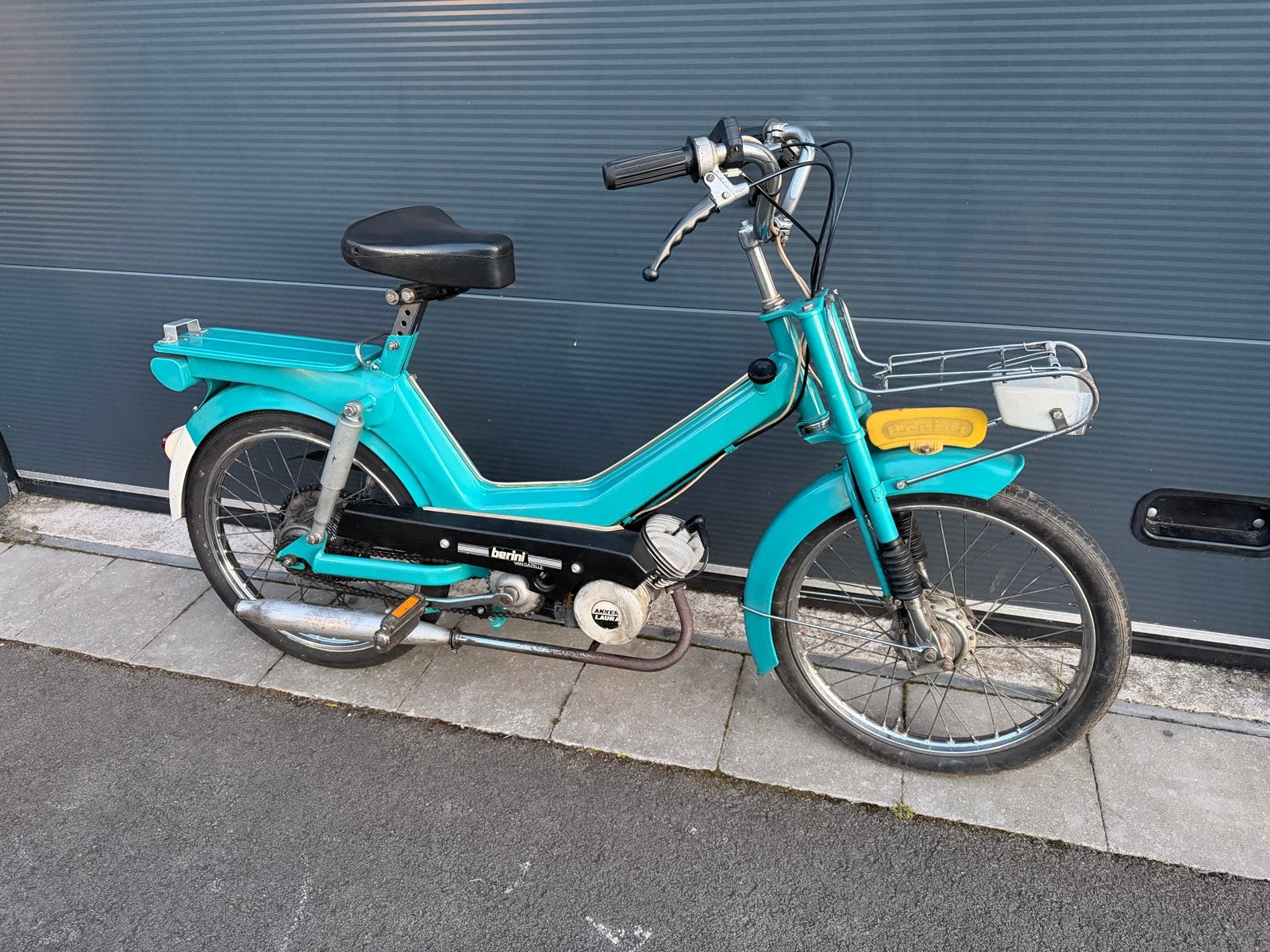 Berini turquoise oldtimer bromfiets 1973, Gebruikt, Benzine, Ophalen, Overige merken