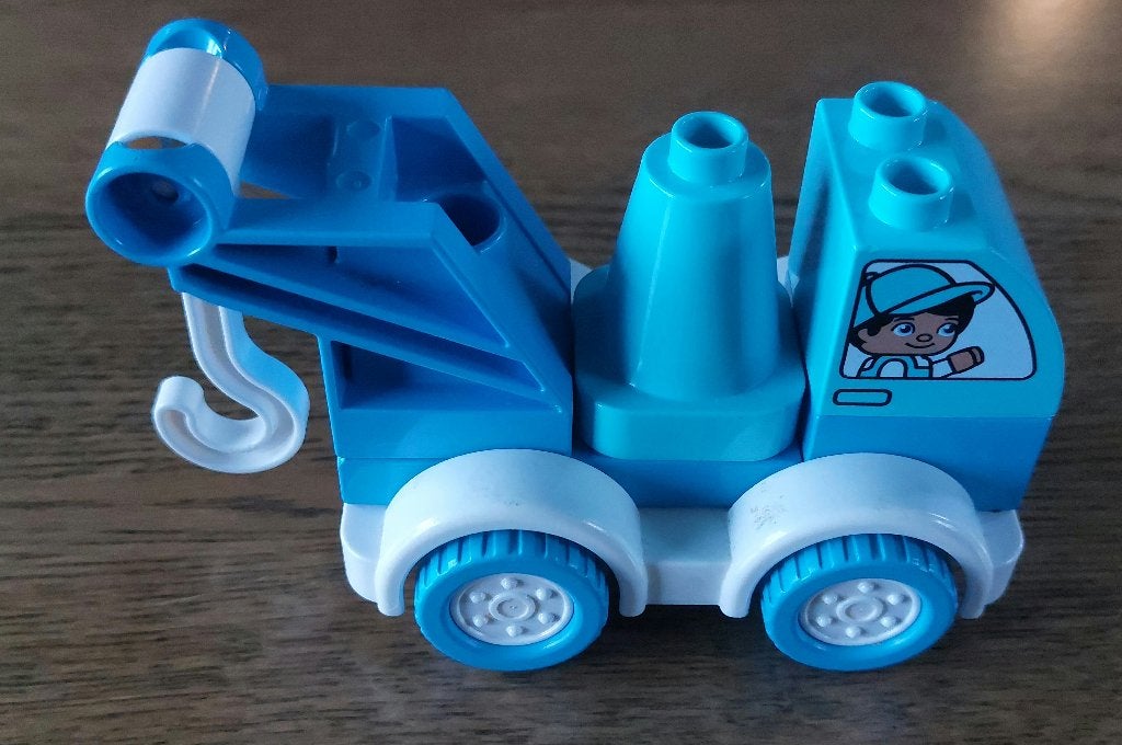 Duplo 10918 - sleepwagen zgan, Ophalen of Verzenden, Zo goed als nieuw, Compleet, Duplo