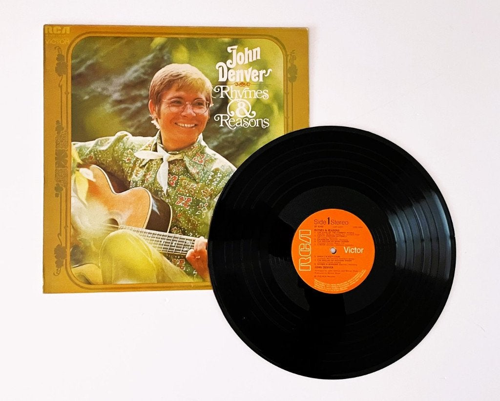 John Denver – Rhymes & Reasons LP, LP, Gebruikt, Ophalen of Verzenden, 12 inch
