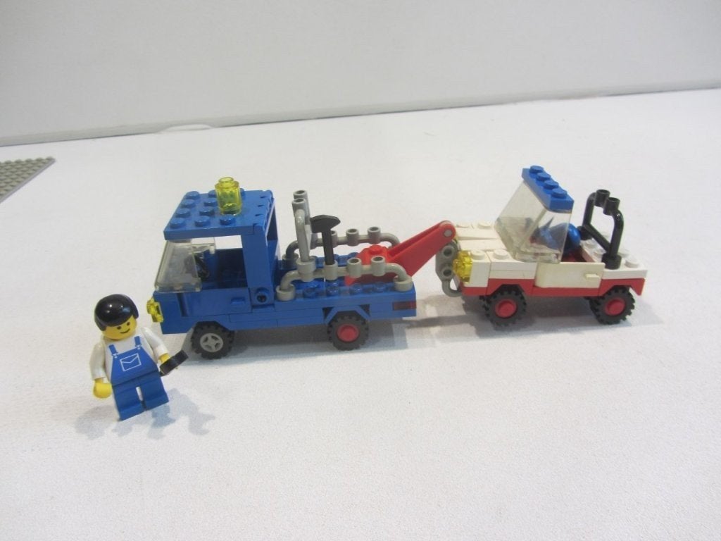 Lego Legoland takelwagen 6676 met minifiguur (6656), Ophalen of Verzenden, Gebruikt, Lego