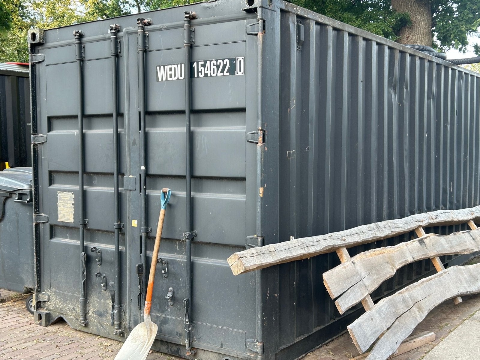 Robuuste zeecontainer - Ideaal voor opslag, Ophalen