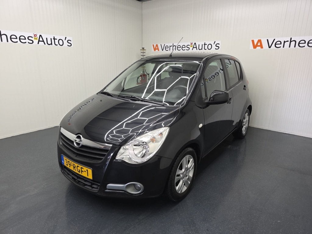 Opel Agila 1.2 Edition (bj 2011), Auto's, Opel, 4 cilinders, 965 kg, Zwart, Origineel Nederlands