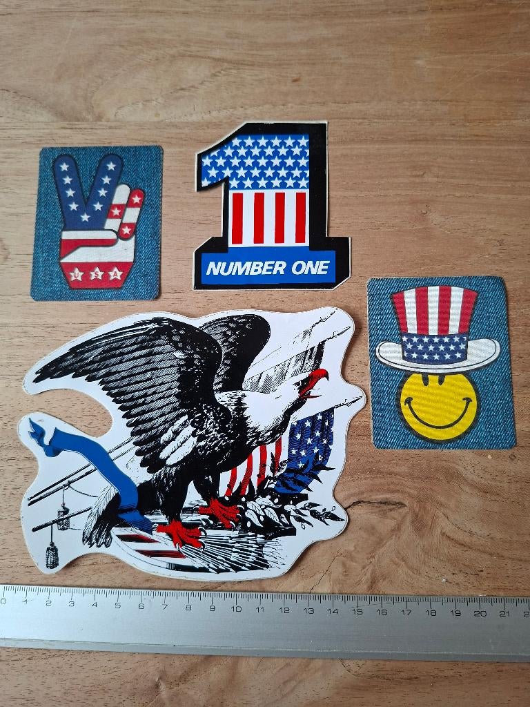 Stickers Amerikaans, Ophalen of Verzenden, Zo goed als nieuw, Overige typen