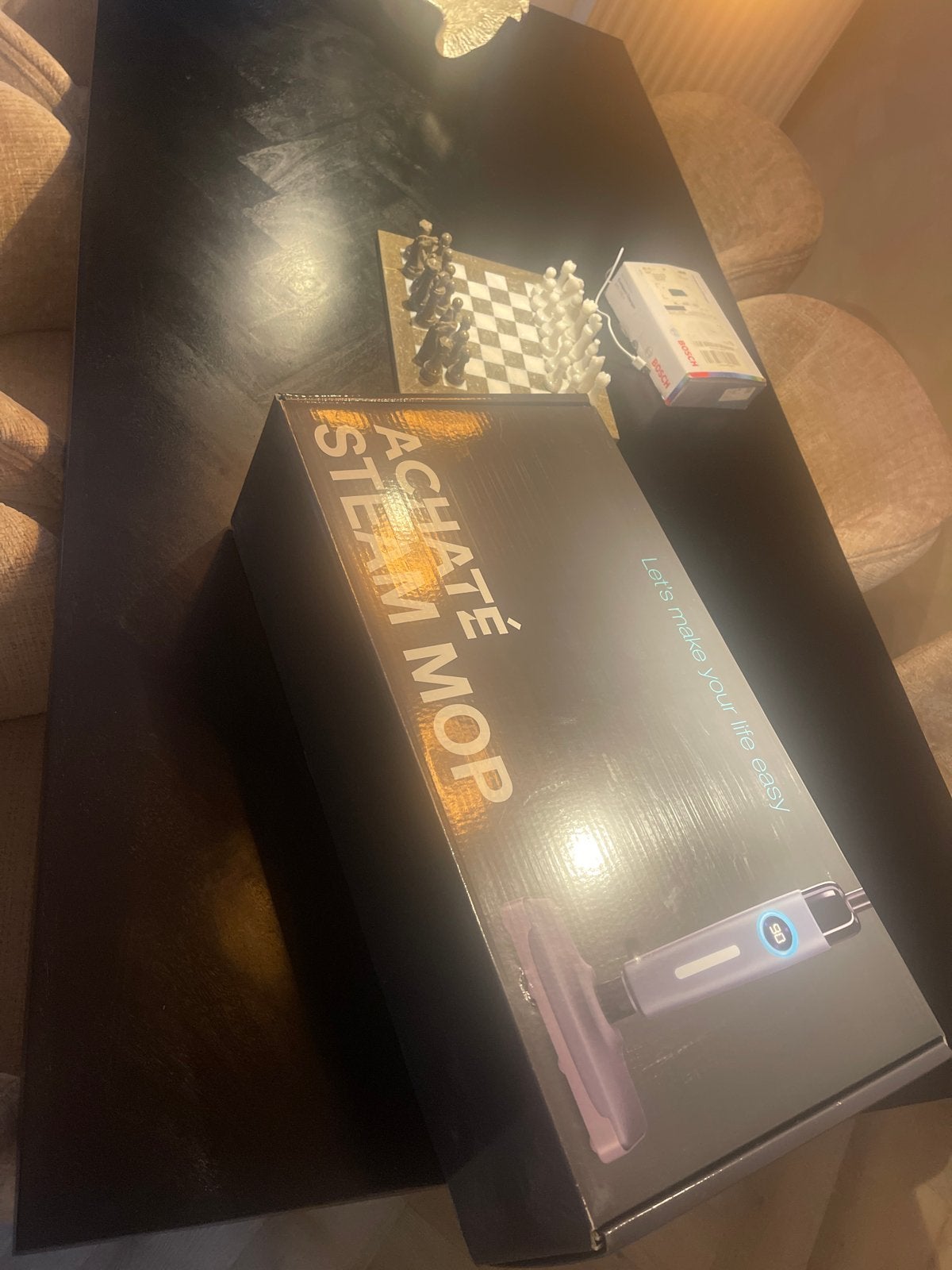 Achaté Steam Mop - Nieuw in doos, Overige merken, Nieuw, Ophalen of Verzenden, Stoomreiniger