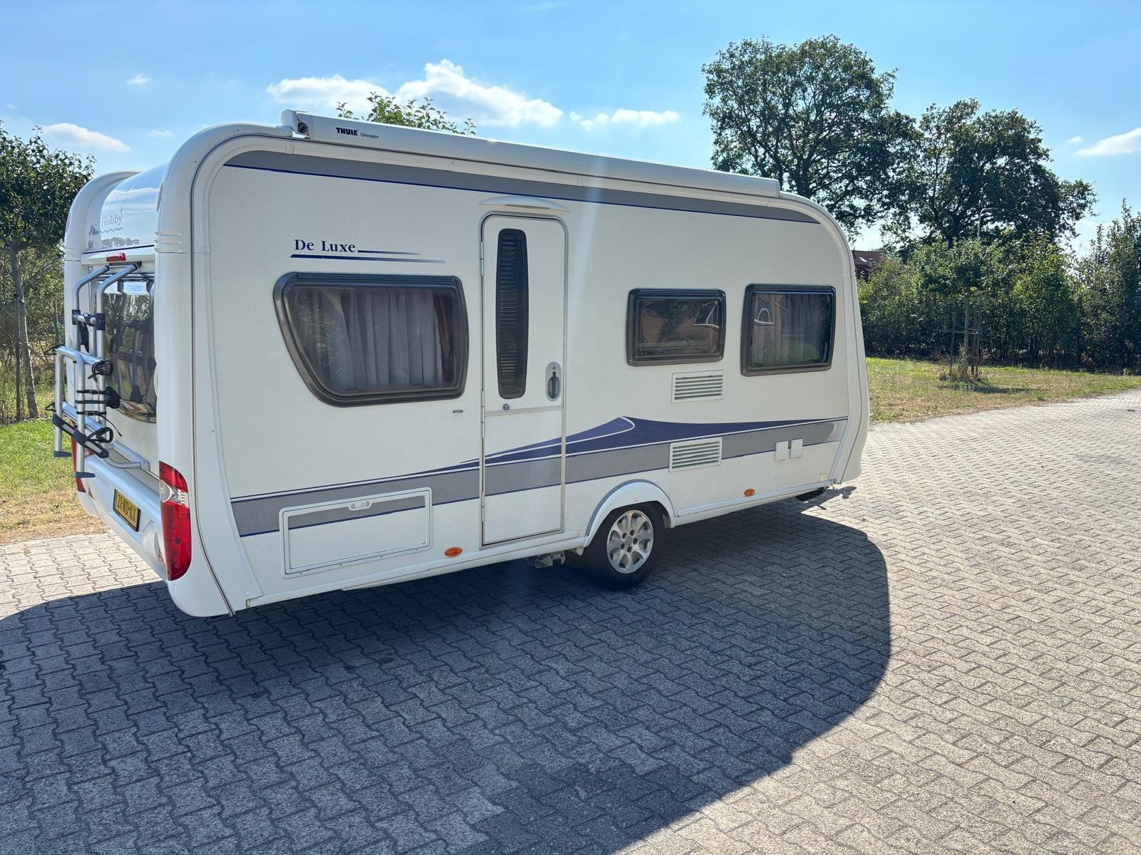 Hobby 455 UF de Luxe, Caravans en Kamperen, Caravans, Rondzit, Hobby, Dwarsbed, Particulier