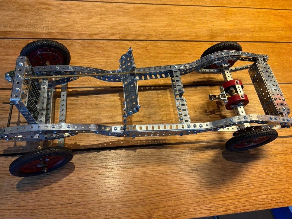 Meccano Super Models - Chassis met differentieel, Ophalen of Verzenden