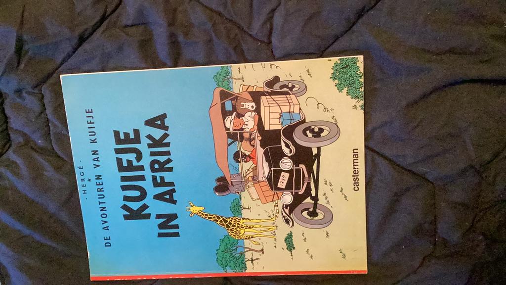 Kuifje in Afrika, Eén stripboek, Ophalen of Verzenden, Zo goed als nieuw