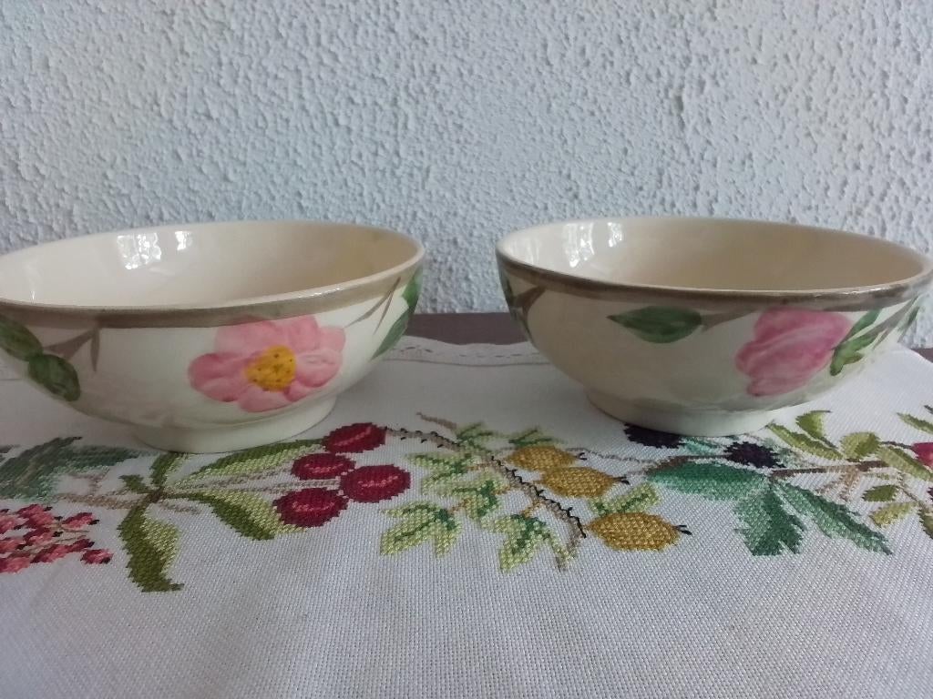 2 Vintage Franciscanse Desert Rose kommen, 14 cm, Ophalen of Verzenden