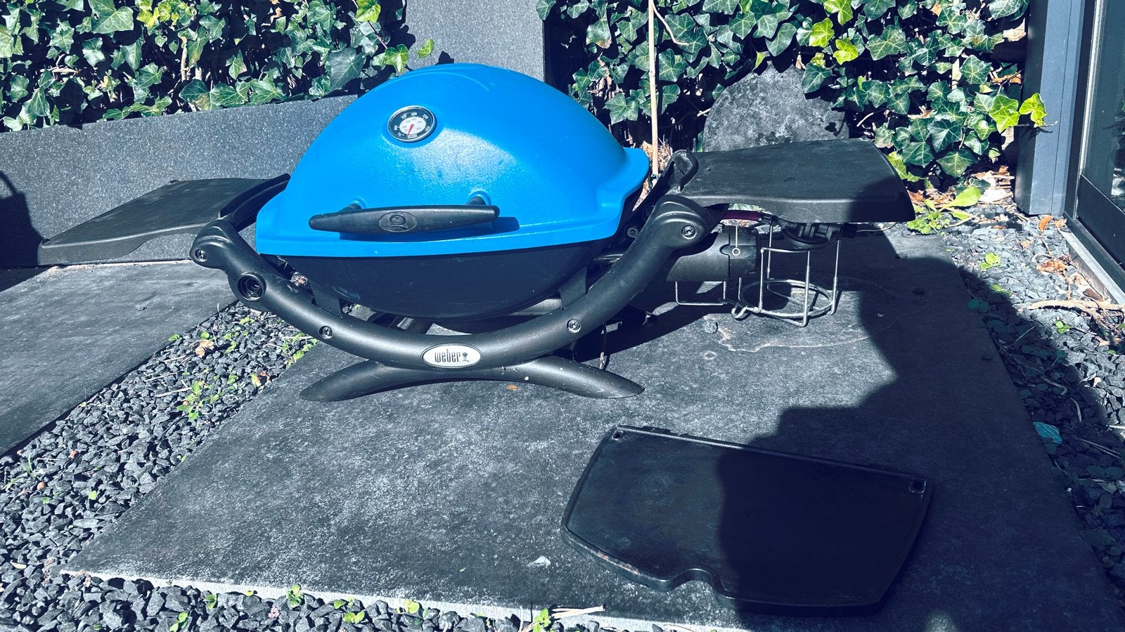 WEBER gas BBQ met extra grilplaat - Gebruikt, prima staat, Ophalen, Gebruikt