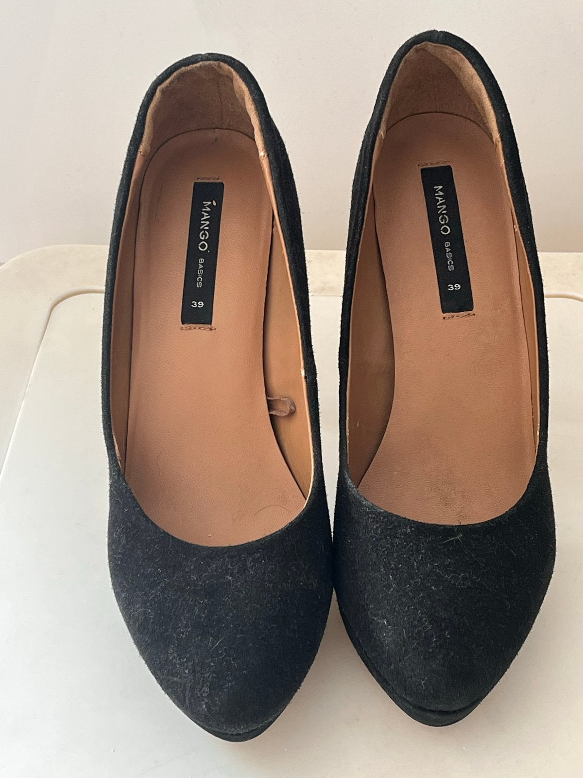 Zwarte Mango Basic Pumps Maat 39, Ophalen of Verzenden, Gedragen, Zwart, Pumps