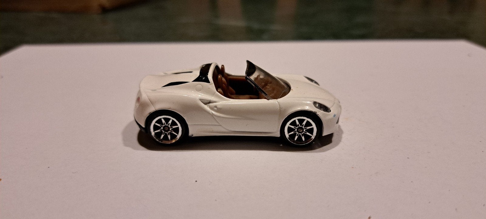 alfa romeo 4c spider 1:57 majorette, Ophalen of Verzenden, Auto