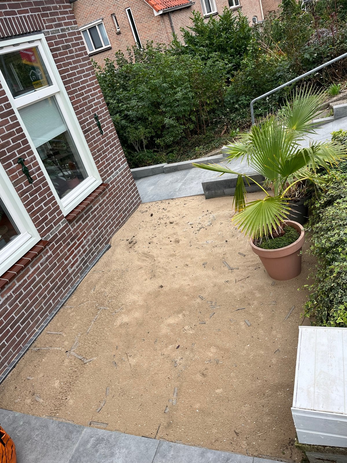 Gratis schoon straatzand (ca. 1 kuub) - Zelf scheppen, Tuin en Terras, Ophalen, Gebruikt, Straatzand