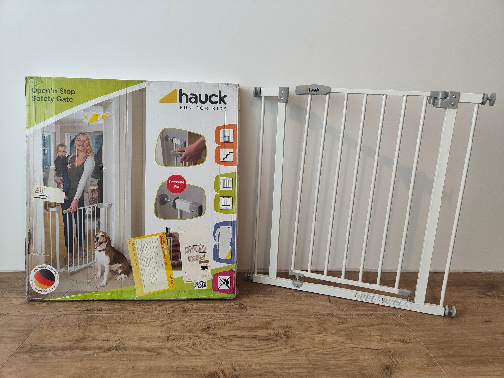 VERKOCHT. 2 x traphekje deurhekje merk Hauck, Kinderen en Baby's, Ophalen, Zo goed als nieuw, Klemhekje, Metaal of IJzer
