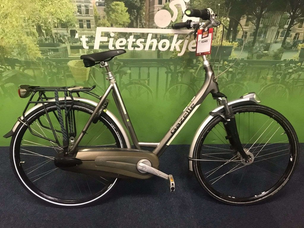Fietshokje Raaks : Gazelle Monteaux Damesfiets 56cm, Overige merken, Raaks Fietsen, 53 tot 56 cm, (Extra) lage instap