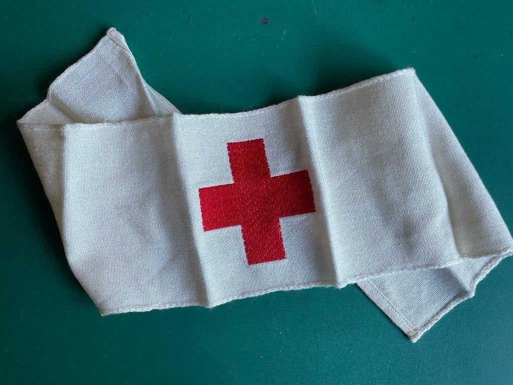 Duitse Sanitater armband origineel wo2 ww2, Ophalen of Verzenden, Landmacht, Duitsland, Overige typen