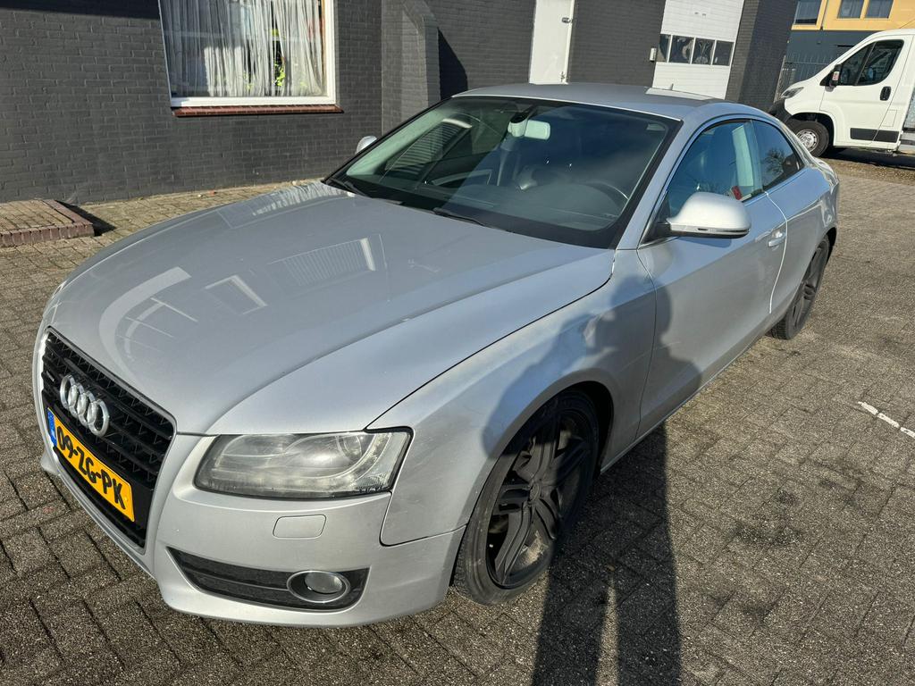 Audi A5 3.2 FSI Coupe Quattro 2008 NAP APK, Parkeersensor, Zwart, 4 stoelen, Bedrijf