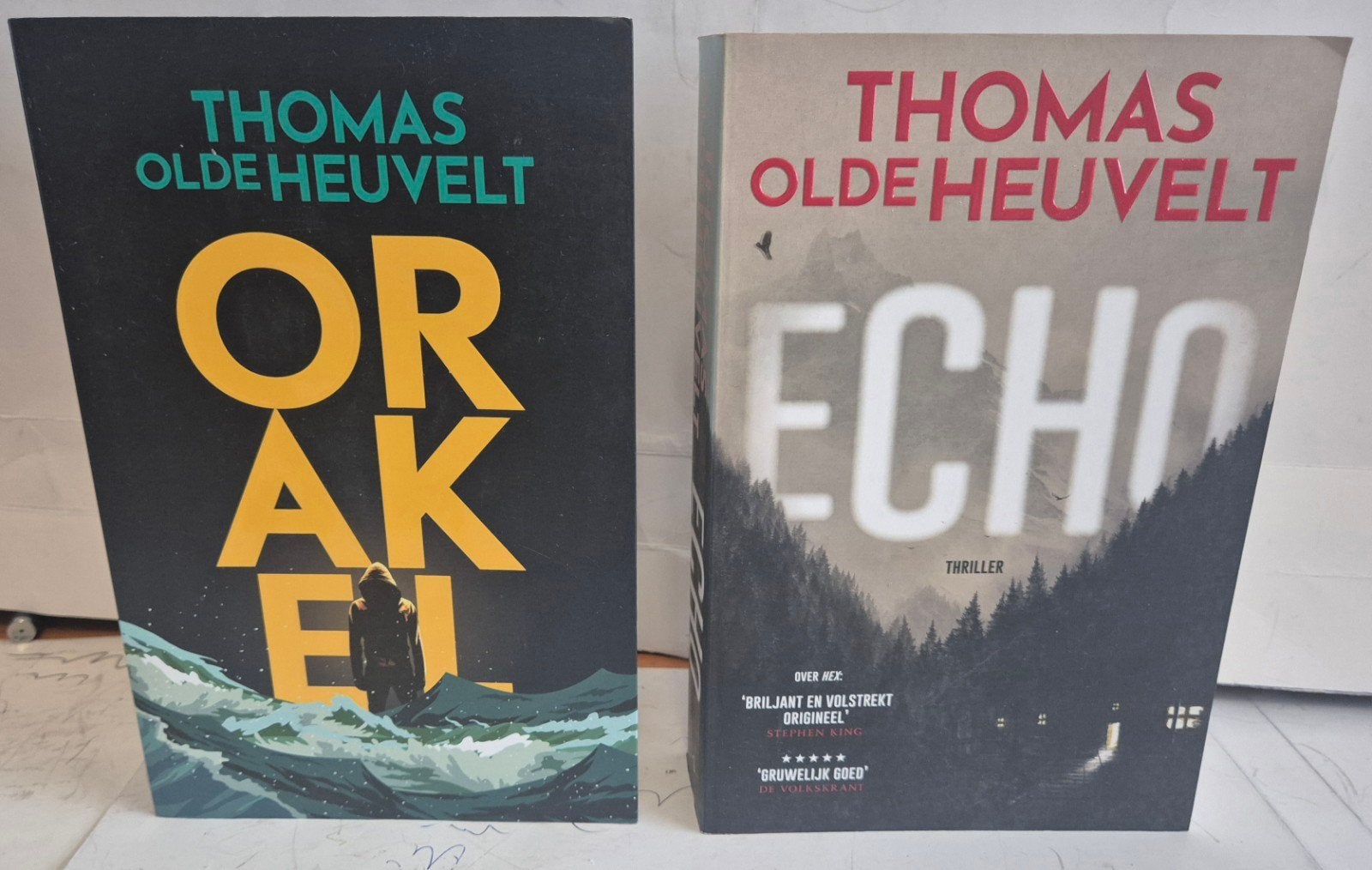 Thomas Olde Heuvelt 3x ORAKEL en ECHO NIEUW, Ophalen of Verzenden, Nieuw
