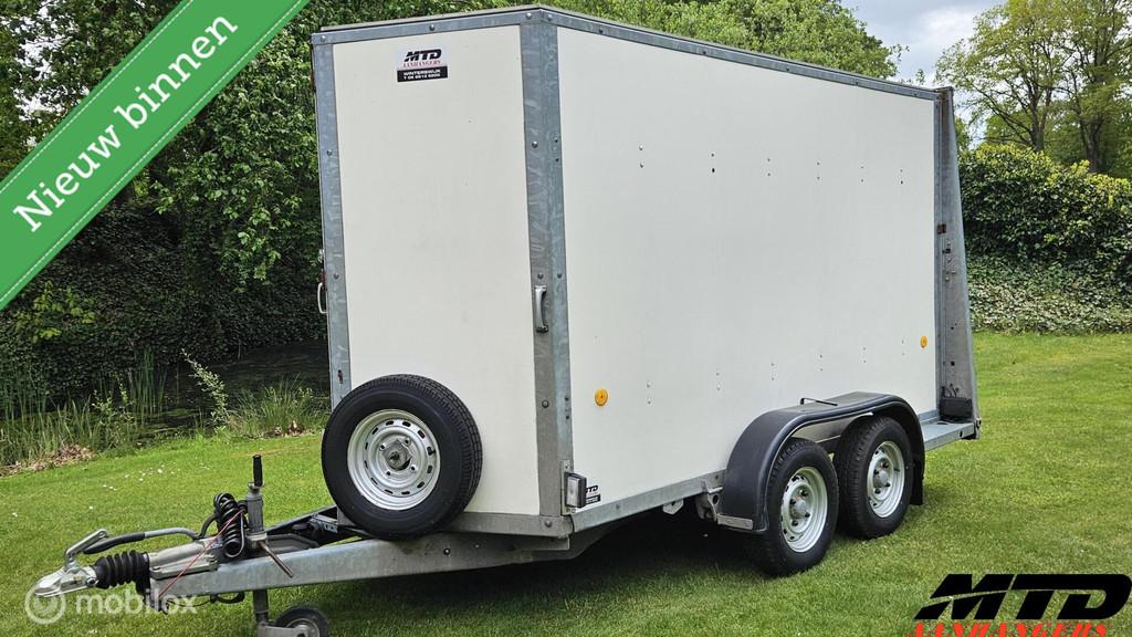 Ifor williams gesloten aanhanger met klep deuren én zijdeur, Auto diversen, Aanhangers en Bagagewagens, Gebruikt