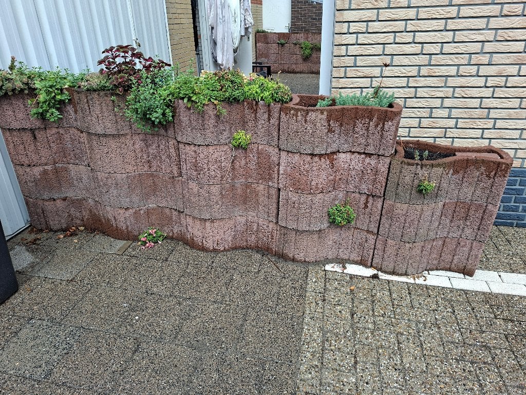 Bloembakken steen, Steen, Gebruikt, Minder dan 30 cm, Ophalen of Verzenden