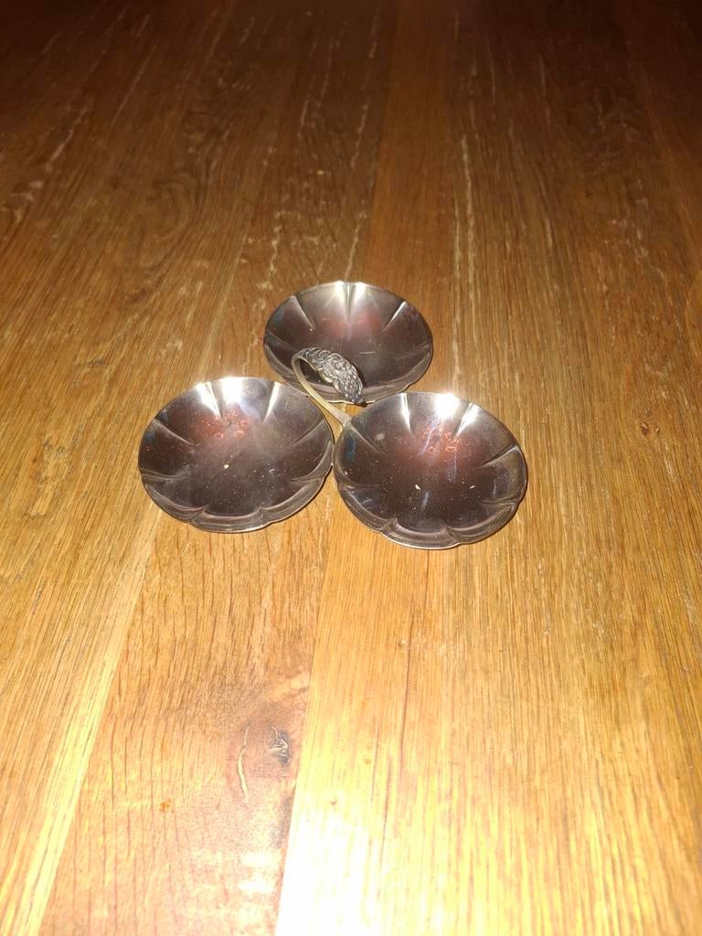 Zilveren Bonbonschaaltje Jaren '70 - Vintage Design, Antiek en Kunst, Ophalen of Verzenden, Zilver