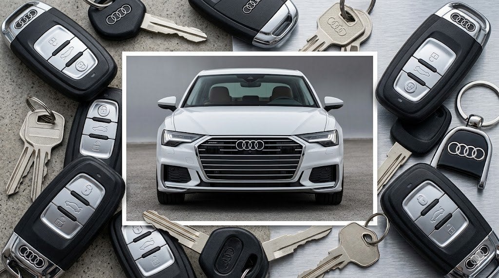 AUDI extra autosleutel nodig of reparatie sleutelbehuizing !, Ophalen