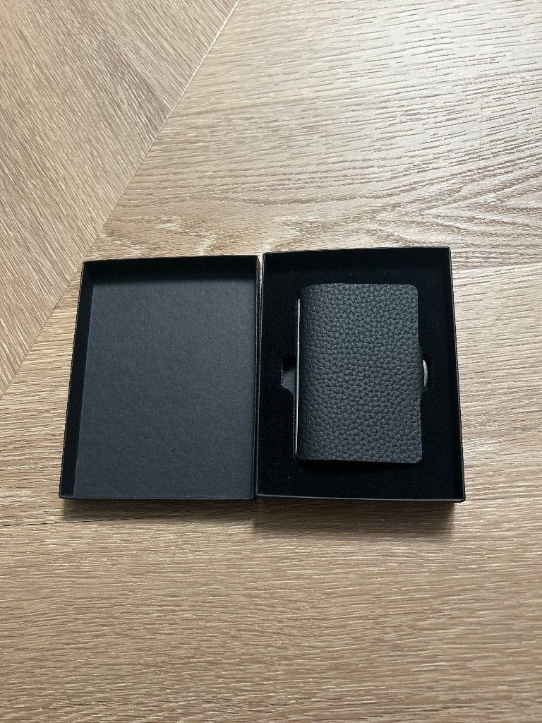 Audi iclip wallet pasjeshouder zwart, Zwart, Nieuw, Leer, Ophalen