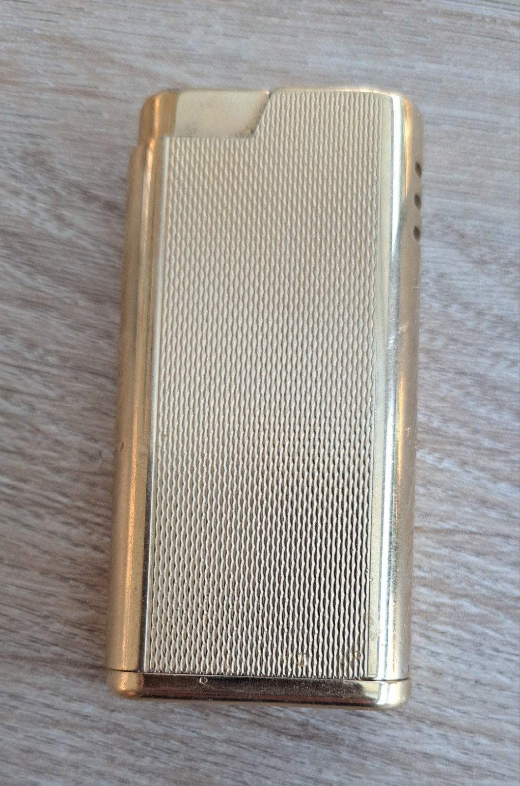 Vintage vergulde aansteker - Elegant en tijdloos, Verzamelen, Ophalen, Gebruikt, Aansteker