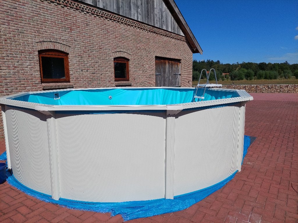 zwembad 460 doorsnee, hoogte 120, Gebruikt, Rond, 300 cm of meer, Ophalen